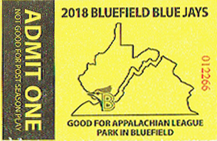 Bluefield Bluejays Ticket