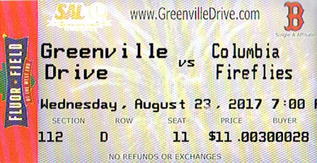 Greenvill Drive Ticket