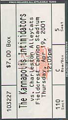 Kannapolis Intimidators ticket