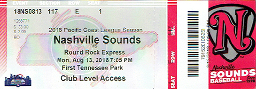 Nashville Sounds Ticket