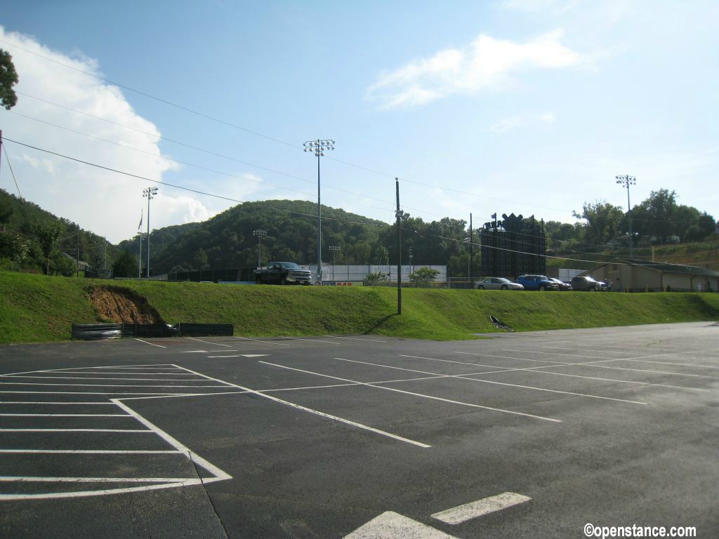 The ballpark cuts a low profile in the hills of Virginny.