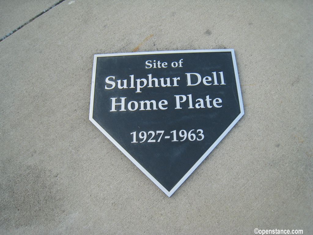 I searched high and low for the famous Sulpher Dell historical marker, but no one at the park knew what I was talking about. The Sounds' PR person finally told me that she thought it was in a state history museum warehouse.