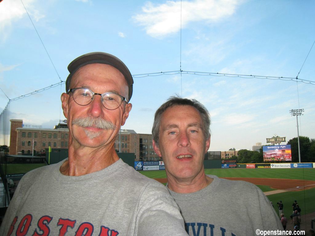 As I was taking photos, I started talking to a guy about the park. Turned out it was Charles O'Reilly of Charlie's Big Baseball Parks Page. His site is one of my primary resources when I plan a road trip. So fun to meet him!